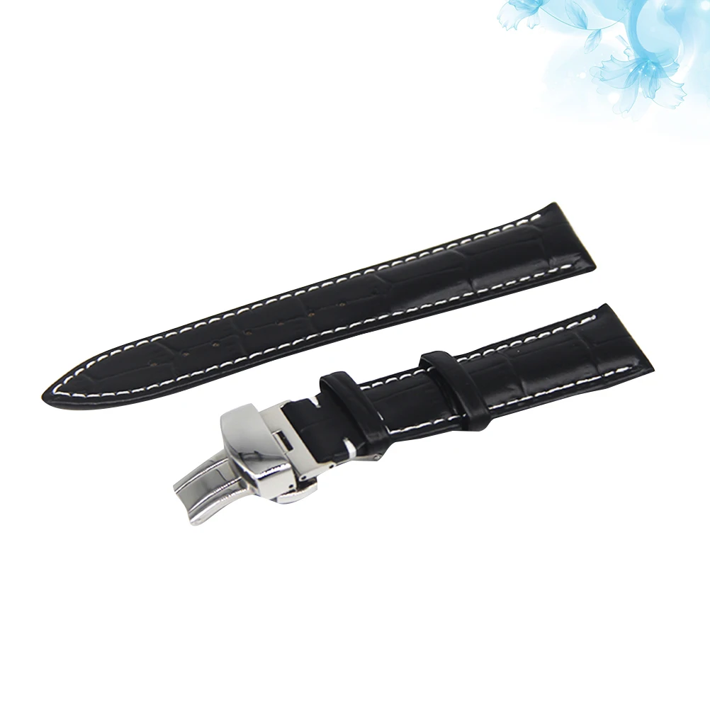 18Mm Watch Band For Wristwatch Men Women Replacement Stylish Durable Premium Black White Line Strong Metal Clasp
18Mm Watch Band For Wristwatch Men Women Replacement Stylish Durable Premium Black White Line Strong Metal Clasp