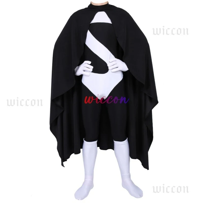 Anime Syndrome Buddy Pine Cosplay Costume Black And White Jumpsuit And Cloak IncrediBoy Halloween Carnival Suit for Adults Kids
Anime Syndrome Buddy Pine Cosplay Costume Black And White Jumpsuit And Cloak IncrediBoy Halloween Carnival Suit for Adults Kids