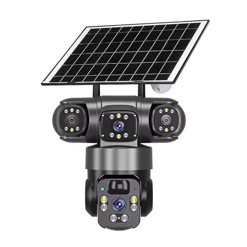 4G Wireless Solar Powered PTZ Surveillance Camera with Wide Angle Cloud Storage 4G Card Solar CCTV for Outdoor Security
4G Wireless Solar Powered PTZ Surveillance Camera with Wide Angle Cloud Storage 4G Card Solar CCTV for Outdoor Security