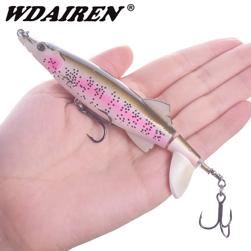 1 Pc 13cm 16g Topwater Fishing Lure Artificial Bait Hard Soft Rotating Tail Pike Fishing Tackle Geer Swimbait Pesca
1 Pc 13cm 16g Topwater Fishing Lure Artificial Bait Hard Soft Rotating Tail Pike Fishing Tackle Geer Swimbait Pesca