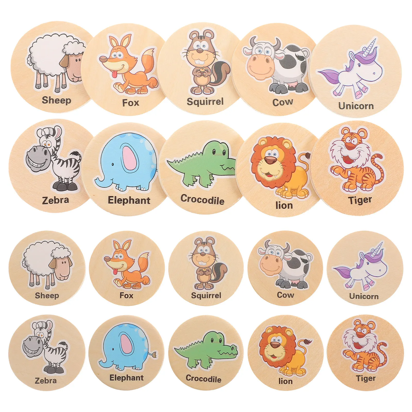 20 Pcs Matching Board Game Memory Plaything Kids Toys Cards Chess Learning Games Toddler
20 Pcs Matching Board Game Memory Plaything Kids Toys Cards Chess Learning Games Toddler