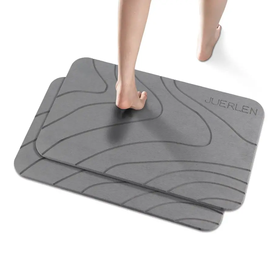 Pack Diatomaceous Earth Shower Mat, Stone Bath Mat, Nonslip Super Absorbent FastDrying Hard Bath Mat for Bathroom Shower Floor,
Pack Diatomaceous Earth Shower Mat, Stone Bath Mat, Nonslip Super Absorbent FastDrying Hard Bath Mat for Bathroom Shower Floor,