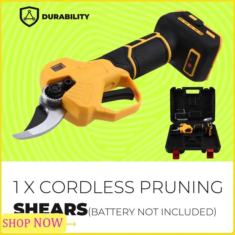 Cordless Electric Pruning Shears Garden Tool Pruner Cordless Garden Scissors Fruit Tree Fordewalt 20V Battery
Cordless Electric Pruning Shears Garden Tool Pruner Cordless Garden Scissors Fruit Tree Fordewalt 20V Battery