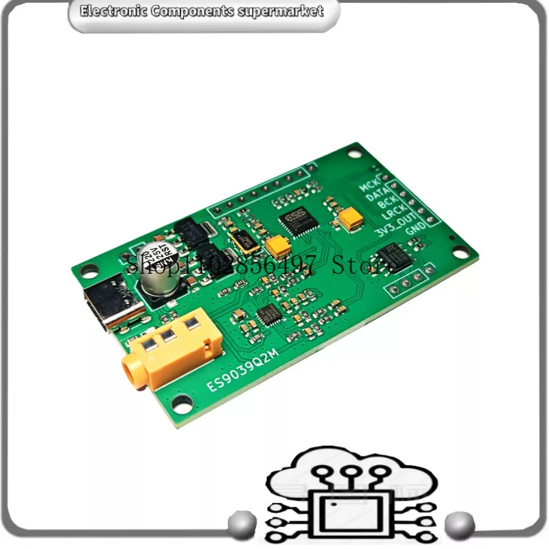 ES9039Q2M I2S DSD Digital Audio Input DAC Decoding Board ES9601K Headphone AMP Module 3.5mm Output
ES9039Q2M I2S DSD Digital Audio Input DAC Decoding Board ES9601K Headphone AMP Module 3.5mm Output
