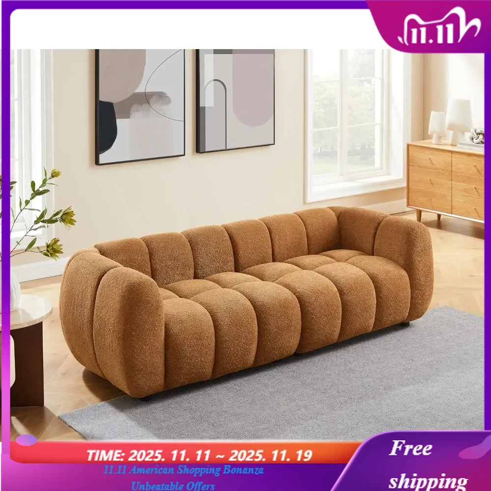 Modern 3-Seater Oversized Boucle Sofa 88' Deep Seat Tufted Cloud Couch Cozy Living Room Furniture
Modern 3-Seater Oversized Boucle Sofa 88' Deep Seat Tufted Cloud Couch Cozy Living Room Furniture