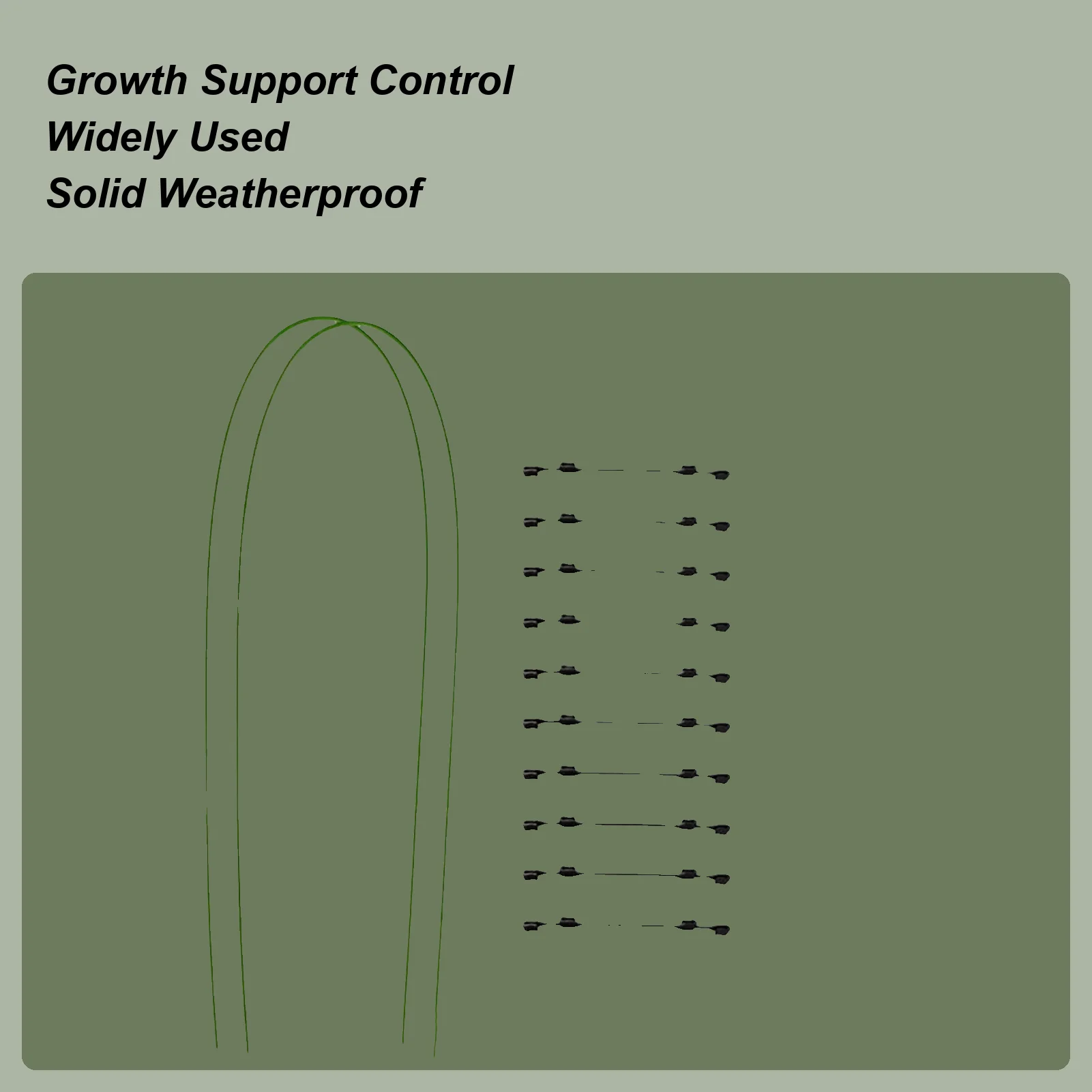 Plant Stakes Flower Stakes And Supports Bendable Metal Holder With Clips For Leaf Yard Greenhouse Landscape Lawn Orchid
Plant Stakes Flower Stakes And Supports Bendable Metal Holder With Clips For Leaf Yard Greenhouse Landscape Lawn Orchid