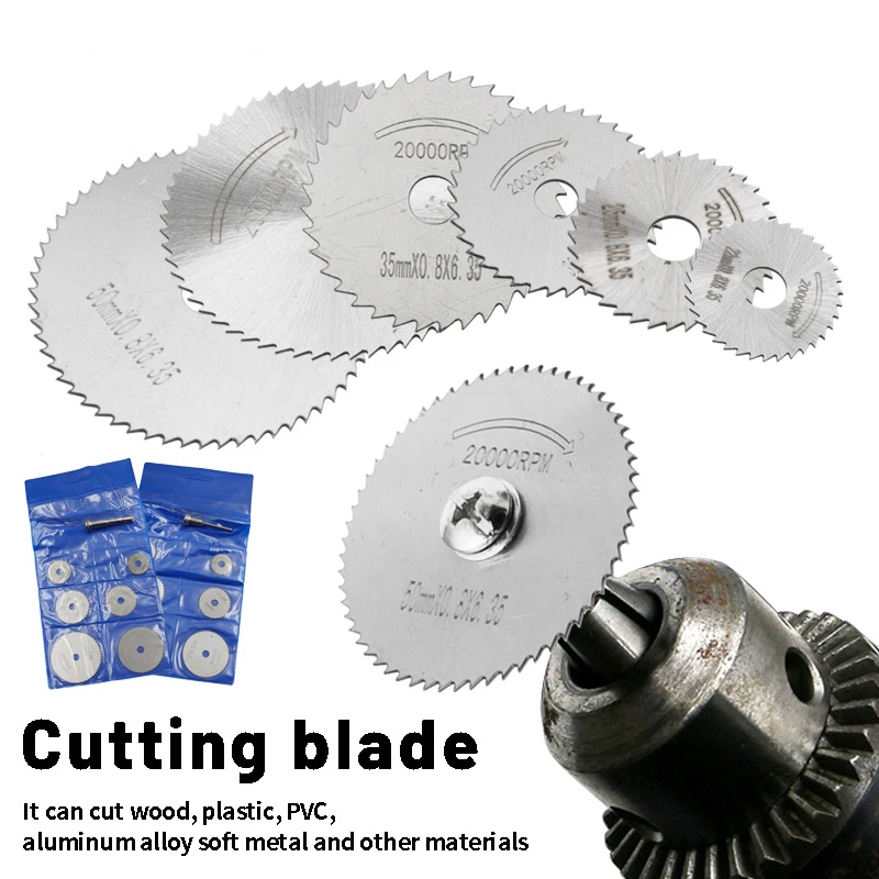 7pcs HSS Round Saw Blade Carbide Multipurpose-cutting Metal Hand Drill Electric Grinder Cutting Blade Set
7pcs HSS Round Saw Blade Carbide Multipurpose-cutting Metal Hand Drill Electric Grinder Cutting Blade Set