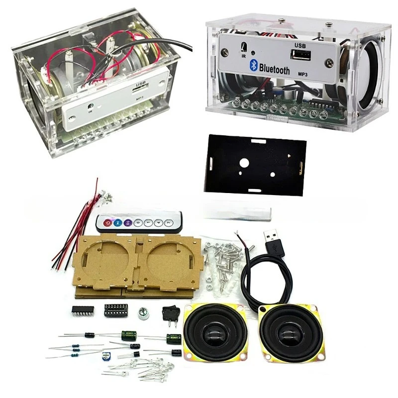 DIY Bluetooth Speaker Electronic Kit Soldering Project Teaching Practice Stereo Speaker
DIY Bluetooth Speaker Electronic Kit Soldering Project Teaching Practice Stereo Speaker