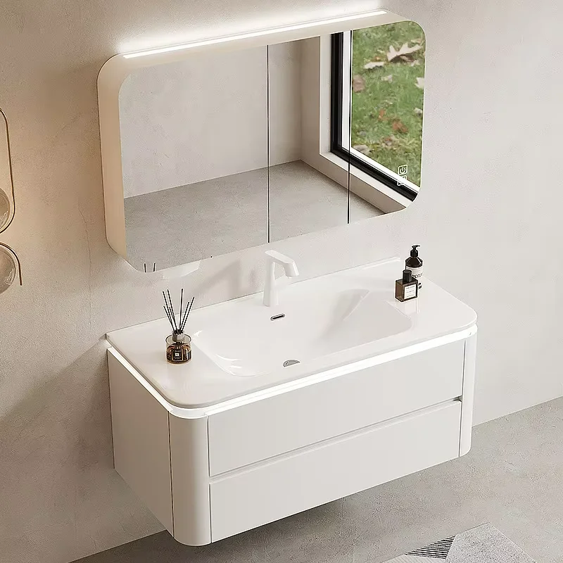 Modern Wall-mounted Luxury Bathroom Cabinet LED Mirror Dressing Set Eco-Friendly for Bedroom Warehouse Dining School Use
Modern Wall-mounted Luxury Bathroom Cabinet LED Mirror Dressing Set Eco-Friendly for Bedroom Warehouse Dining School Use