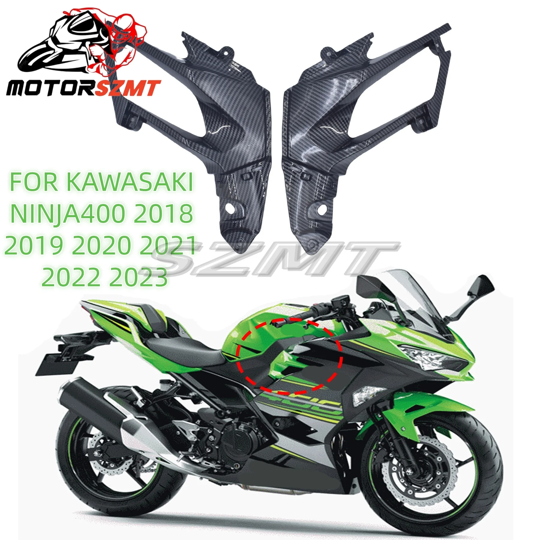 Turn Signal Fairing for Kawasaki Ninja400 2018 2019 2020 2021 2022 2023 Motorcycle Fairing Steering Light Side Cover
Turn Signal Fairing for Kawasaki Ninja400 2018 2019 2020 2021 2022 2023 Motorcycle Fairing Steering Light Side Cover