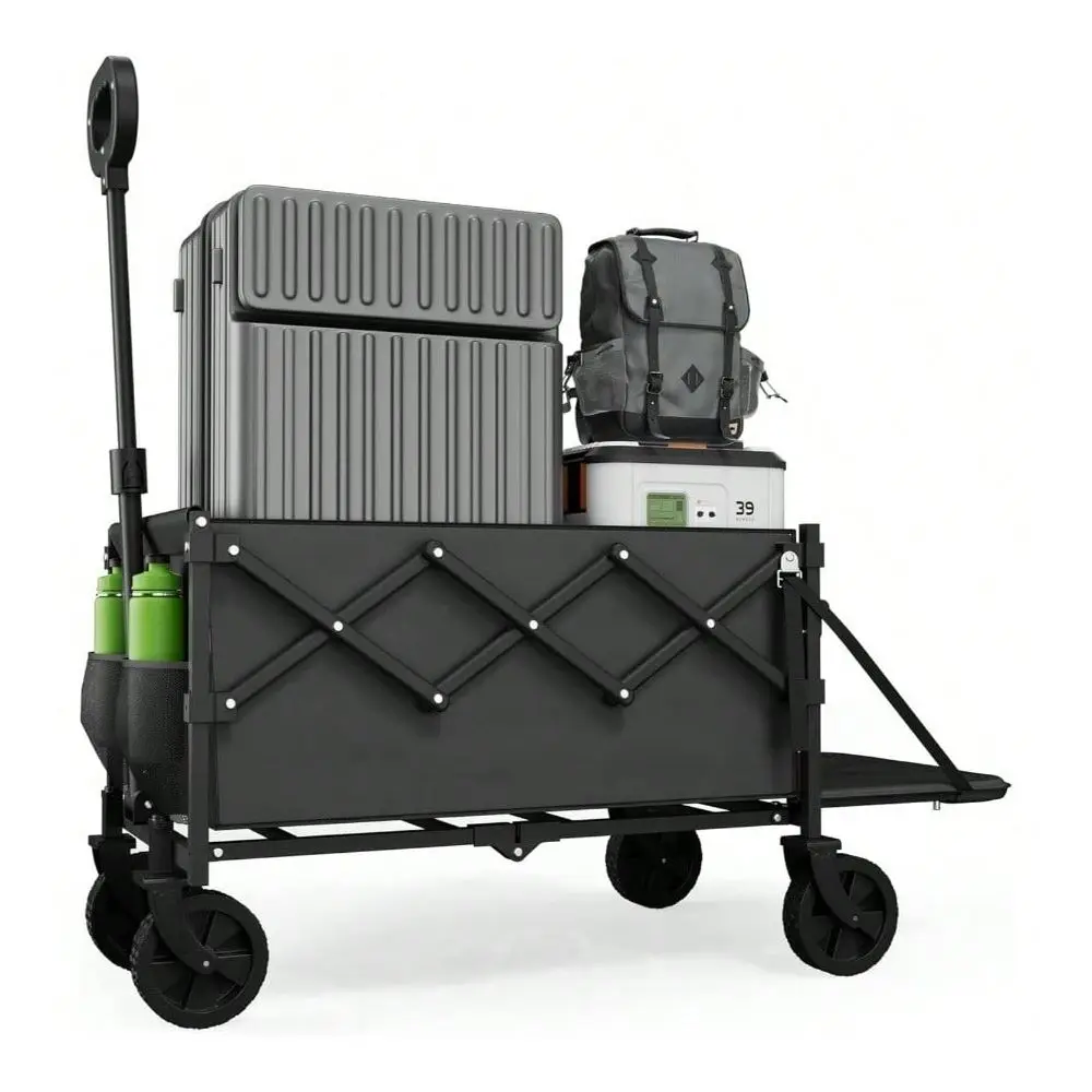 Wagon With Tailgate, Ultra Compact Portable Folding Wagon With 350lbs Capacity, Lightweight Portable Utility Wagon Cart Shoppin
Wagon With Tailgate, Ultra Compact Portable Folding Wagon With 350lbs Capacity, Lightweight Portable Utility Wagon Cart Shoppin