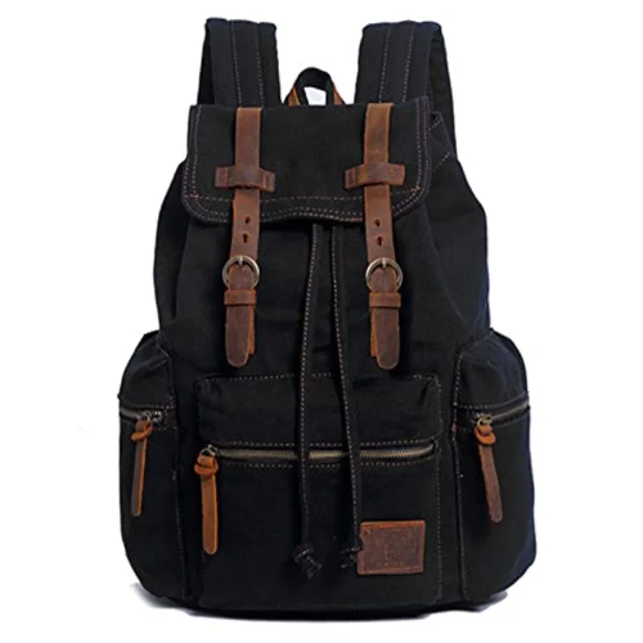 High Capacity Canvas Vintage Backpack - for School Travel 12-15.6" Laptop Backapcks for Men Casual Daypacks Rucksack L
High Capacity Canvas Vintage Backpack - for School Travel 12-15.6" Laptop Backapcks for Men Casual Daypacks Rucksack L