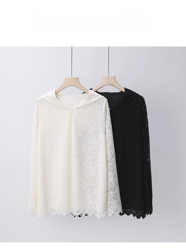 plus Size Lace up Hoodie Long Sleeve Casual Style Nylon Fabric Women's Summer Top Fat Sister Casual Fashion Breathable Shirt
plus Size Lace up Hoodie Long Sleeve Casual Style Nylon Fabric Women's Summer Top Fat Sister Casual Fashion Breathable Shirt