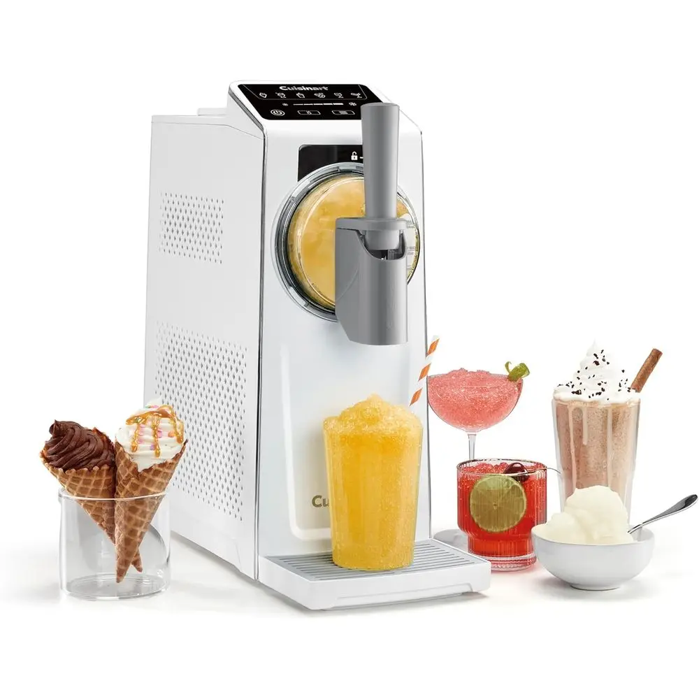 6-in-1 Slushy & Sot-Serve Maker, Ice Cream Maker hine Makes Sot-Serve Ice Cream, Slushies, Sorbet and More, Quick-reeze Chill Te
6-in-1 Slushy & Sot-Serve Maker, Ice Cream Maker hine Makes Sot-Serve Ice Cream, Slushies, Sorbet and More, Quick-reeze Chill Te
