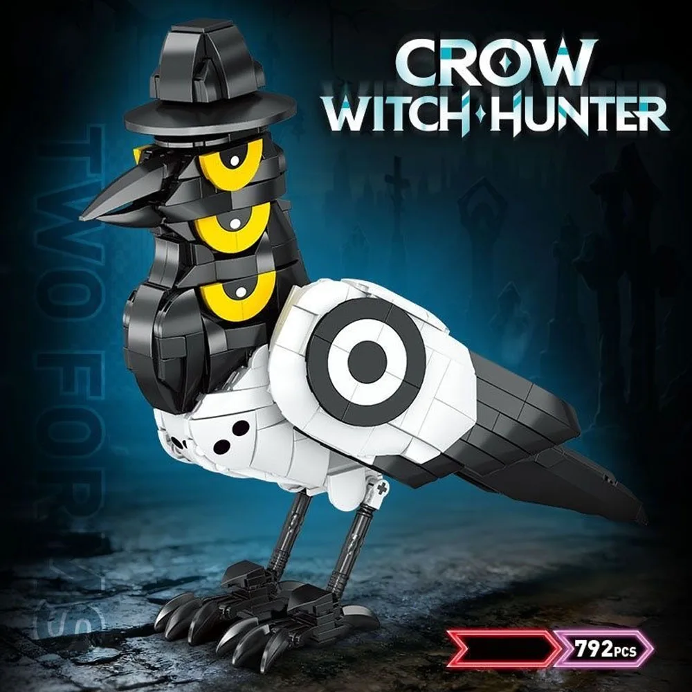 New Games Witch Hunter three-eyed Crow construct assembled building block model ornament toy adult puzzle
New Games Witch Hunter three-eyed Crow construct assembled building block model ornament toy adult puzzle