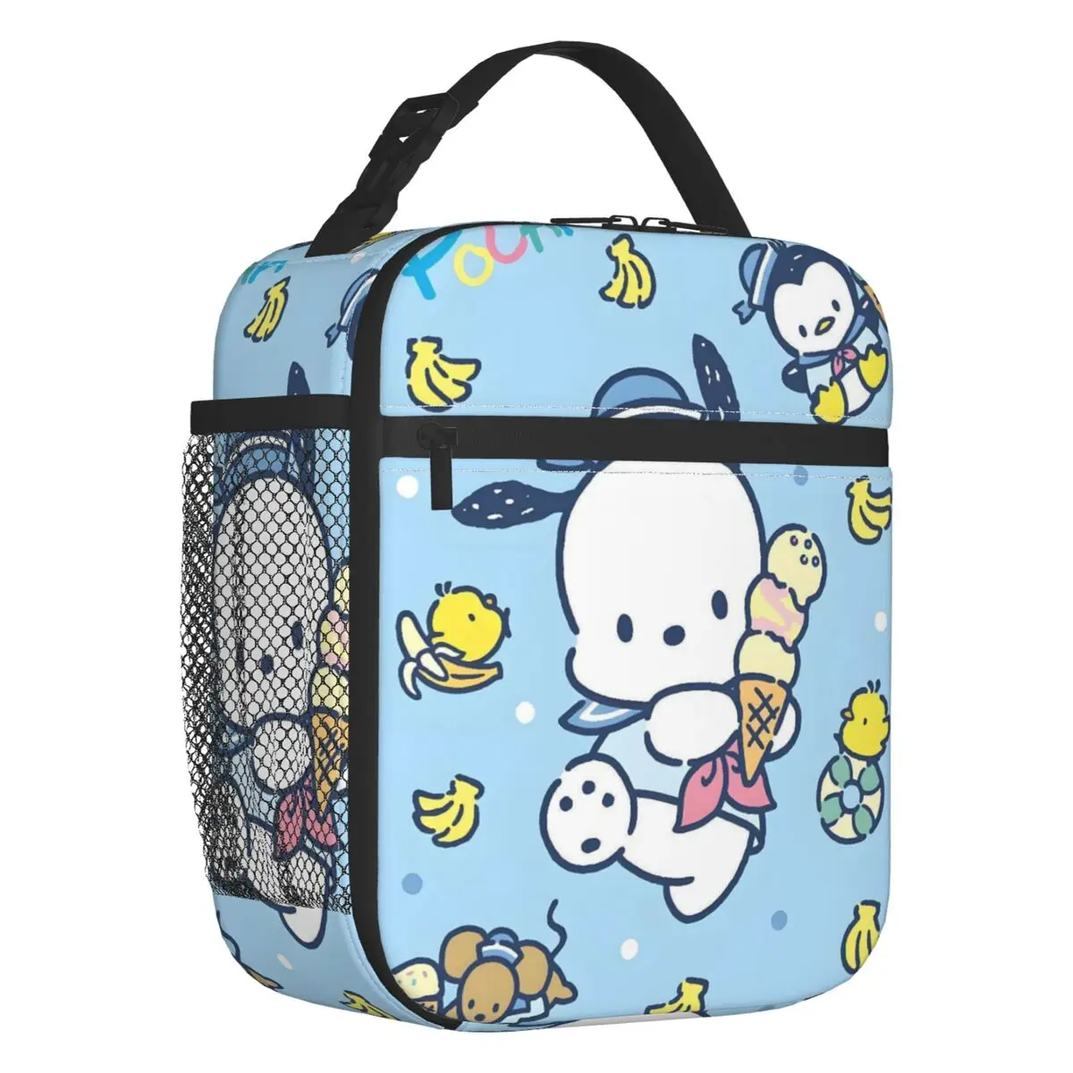 Pochacco Cute Cartoon Insulated Lunch Bag for Women Resuable Kawaii Anime Pattern Cooler Thermal Bento Box Beach Camping Travel
Pochacco Cute Cartoon Insulated Lunch Bag for Women Resuable Kawaii Anime Pattern Cooler Thermal Bento Box Beach Camping Travel