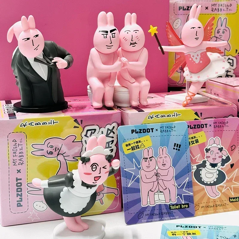 Pink Rabbit My Friend Series Blind Box Toys Cute Fashion Play Doll Action Figures Cartoon Decor Mysterious Box Surprise Gift
Pink Rabbit My Friend Series Blind Box Toys Cute Fashion Play Doll Action Figures Cartoon Decor Mysterious Box Surprise Gift