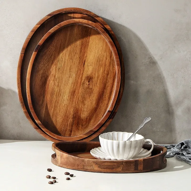 Solid wood tray, household water cup tray, Japanese-style large double-ear decorative tray, commercial thickened irregular-shape
Solid wood tray, household water cup tray, Japanese-style large double-ear decorative tray, commercial thickened irregular-shape