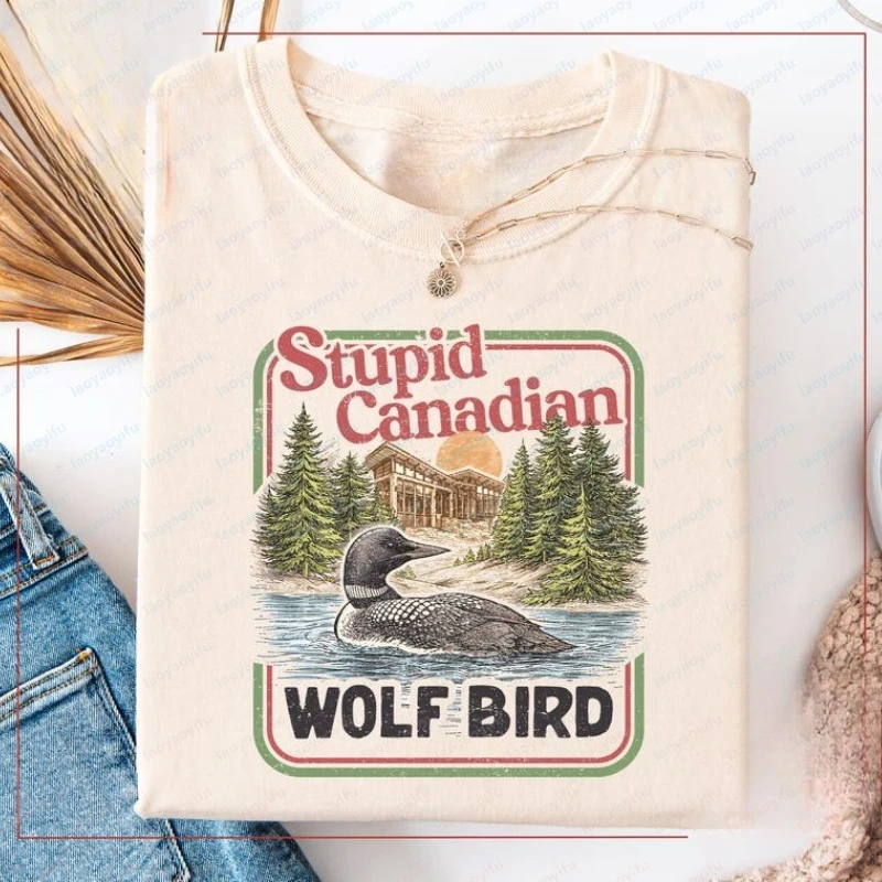 Stupid Canadian Wolf Bird Shirt Heated Rivalry Inspired Shirt Graphic T Shirts Vintage Goth Women Clothes Shirts for Women Tops
Stupid Canadian Wolf Bird Shirt Heated Rivalry Inspired Shirt Graphic T Shirts Vintage Goth Women Clothes Shirts for Women Tops