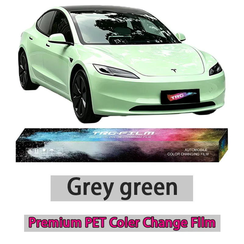 TRG film high-quality vehicle color change film: gray green (matte PET vinyl film - original car paint series)
TRG film high-quality vehicle color change film: gray green (matte PET vinyl film - original car paint series)