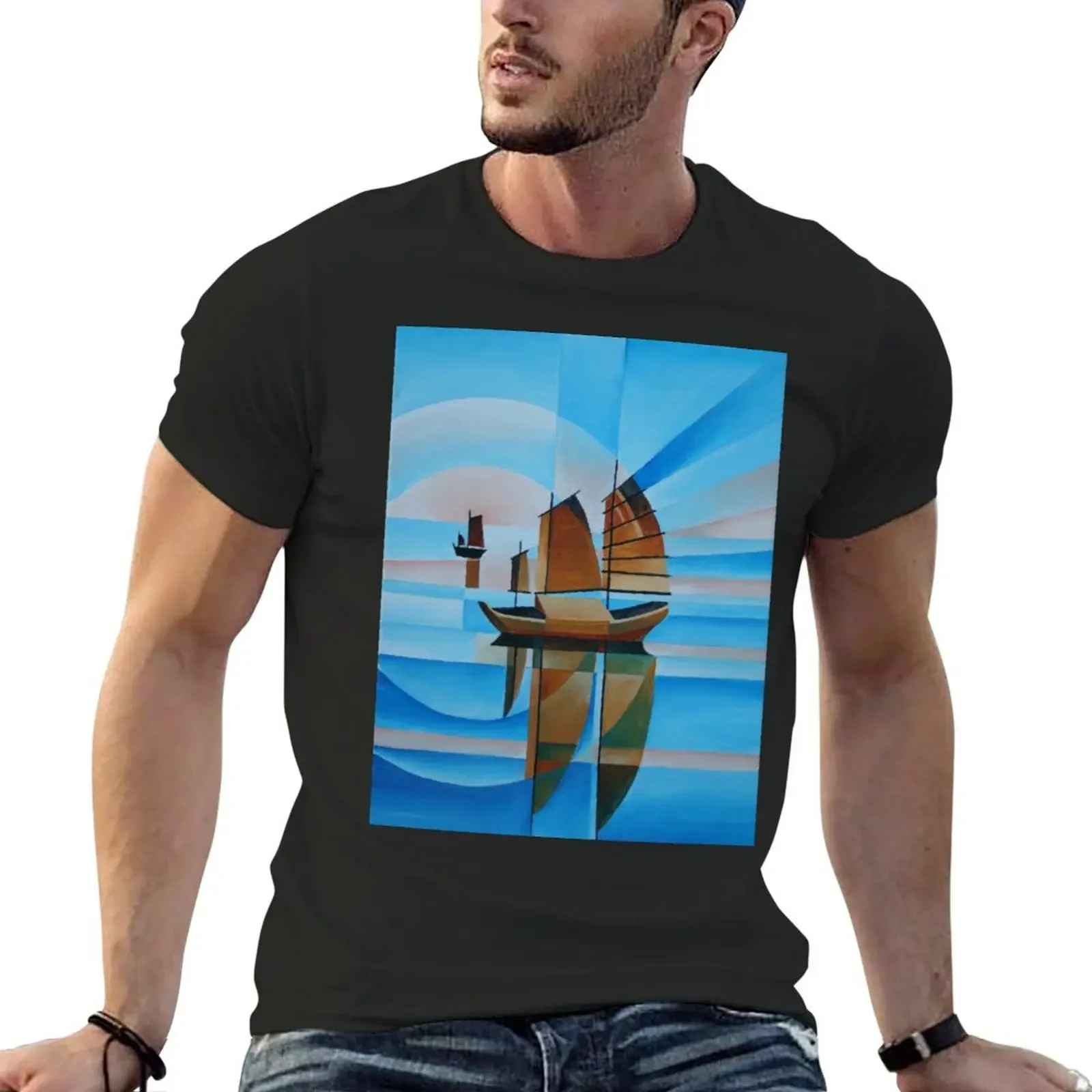 Soft Skies, Cerulean Seas and Cubist Junks T-Shirt tshirts personalised Louboutins cotton t shirt men
Soft Skies, Cerulean Seas and Cubist Junks T-Shirt tshirts personalised Louboutins cotton t shirt men
