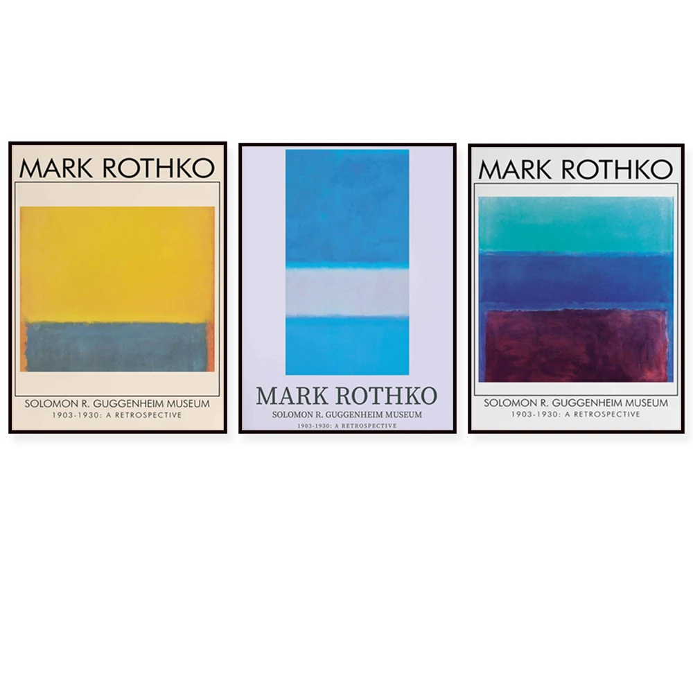Mark Rothko Art Exhibition Poster, Rothko Prints, Modern Art Deco Mural Abstract Poster, Exhibition Poster 
Mark Rothko Art Exhibition Poster, Rothko Prints, Modern Art Deco Mural Abstract Poster, Exhibition Poster