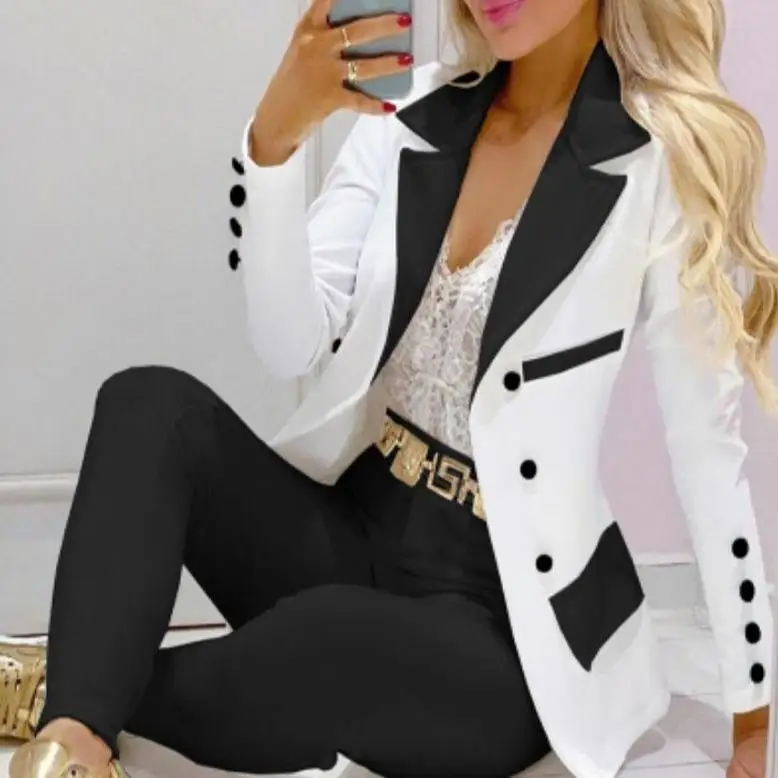 Women's Fashion Set Three-Piece Suit Long Sleeve Casual Style Spring Season Long Pants Workwear Student Uniform No Brand
Women's Fashion Set Three-Piece Suit Long Sleeve Casual Style Spring Season Long Pants Workwear Student Uniform No Brand