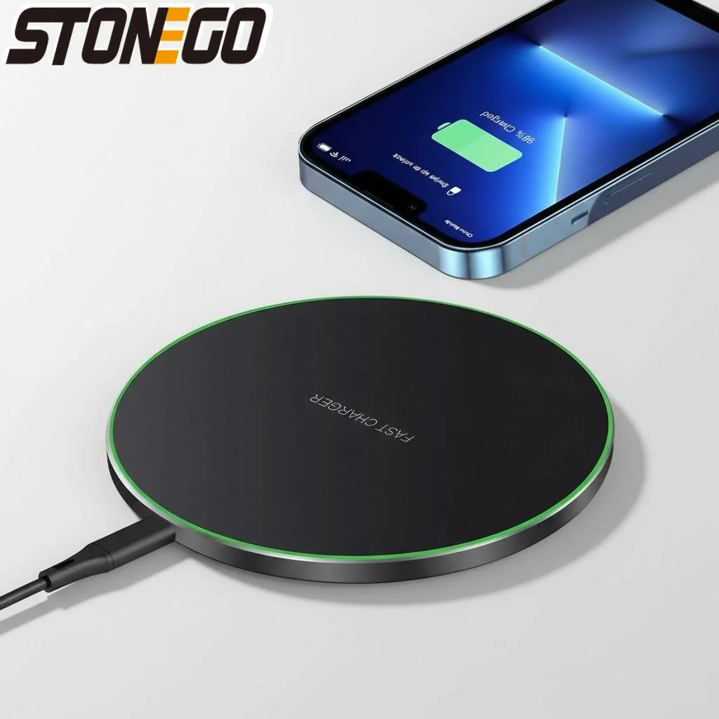 Быстрое беспроводное зарядное устройство для iPhone 14 13 12 11 Pro XS Max Mini X XR 10W, совместимое с Samsung, Xiaomi, Huawei
Быстрое беспроводное зарядное устройство для iPhone 14 13 12 11 Pro XS Max Mini X XR 10W, совместимое с Samsung, Xiaomi, Huawei