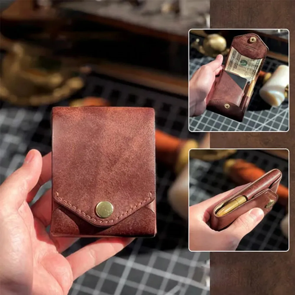 Multifunctional Compact Wallet,Small Slim Thin Credit Card Wallet, Built-In Pen Slot Slim Minimalist Wallet for Graduation Gift
Multifunctional Compact Wallet,Small Slim Thin Credit Card Wallet, Built-In Pen Slot Slim Minimalist Wallet for Graduation Gift