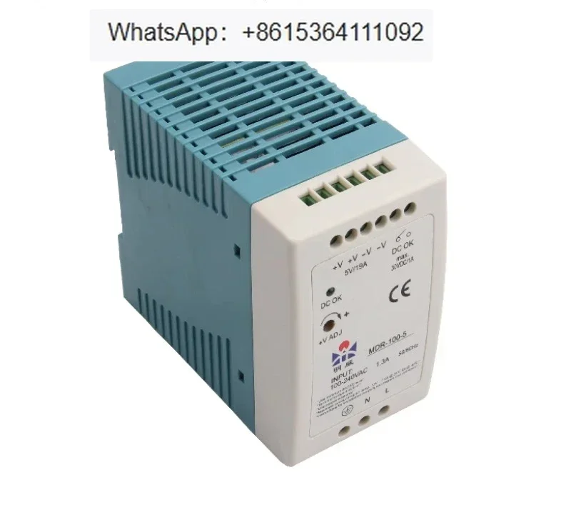 Рельсовый источник питания MDR-100-5 100 Вт 5V19A Рельсовый импульсный источник питания
Рельсовый источник питания MDR-100-5 100 Вт 5V19A Рельсовый импульсный источник питания