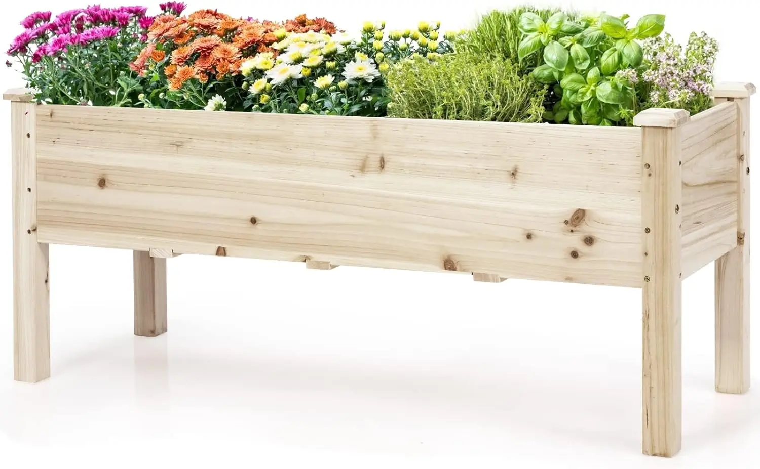 Приподнятая грядка, деревянная подставка-ящик для выращивания овощей, фруктов, трав, цветов, садовый контейнер на высоких ножках
Приподнятая грядка, деревянная подставка-ящик для выращивания овощей, фруктов, трав, цветов, садовый контейнер на высоких ножках