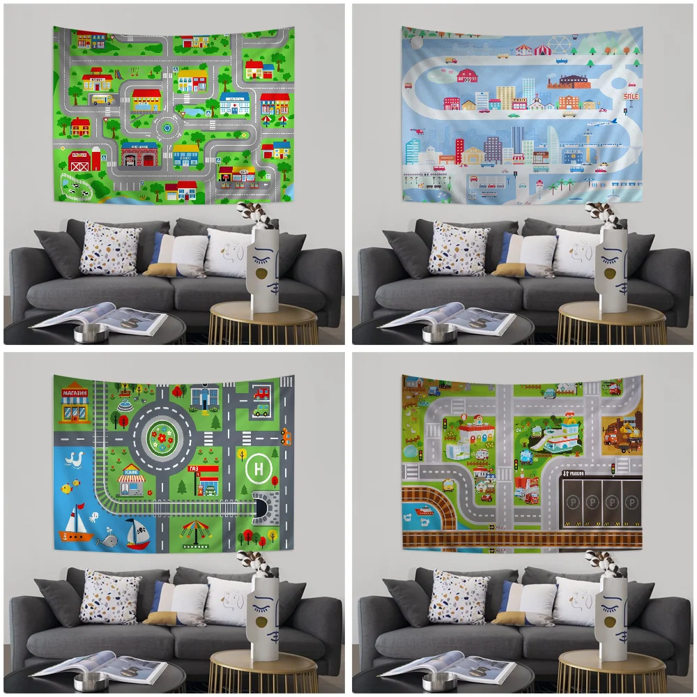 Cartoon Road Printed Large Wall Tapestry Wall Hanging Decoration Household Decor Blanket
Cartoon Road Printed Large Wall Tapestry Wall Hanging Decoration Household Decor Blanket