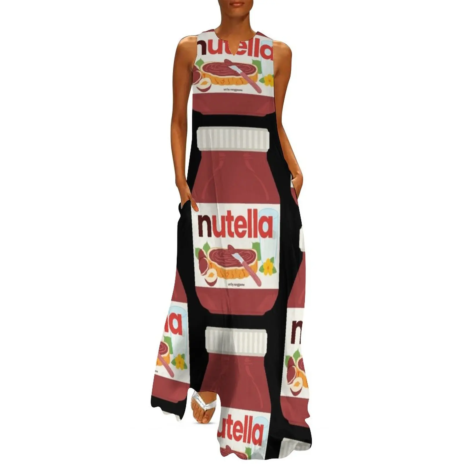 Nutella - Jar Chocolate Hezelnut Cocoa Spread Long Dress dress summer dresses for prom
Nutella - Jar Chocolate Hezelnut Cocoa Spread Long Dress dress summer dresses for prom