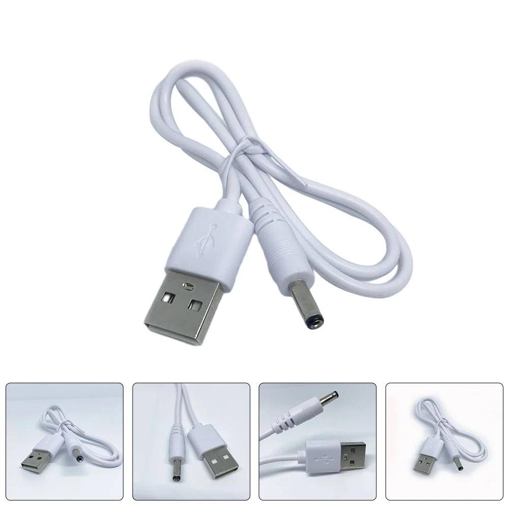 2pcs Power Cable Adapter DC Charging Cable USB DC Cord Replacement 3.5x1.35mm White Copper Wire for Lamps Fans Tablets
2pcs Power Cable Adapter DC Charging Cable USB DC Cord Replacement 3.5x1.35mm White Copper Wire for Lamps Fans Tablets