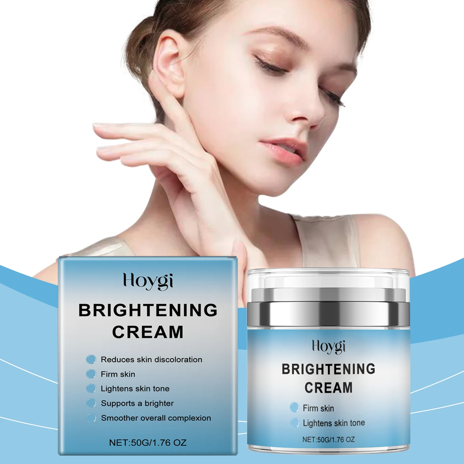 Hoygi Moisturizing Cream Gentle Soothing Firming Facial Skin Brightening Hydrating Eliminates Facial Wrinkles and Fine Lines
Hoygi Moisturizing Cream Gentle Soothing Firming Facial Skin Brightening Hydrating Eliminates Facial Wrinkles and Fine Lines