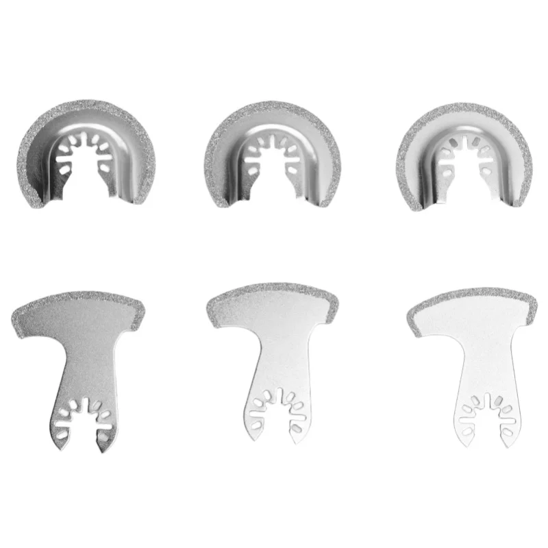 6PCS Diamond Segment Oscillating Blades Woodworking Carbide Multifunctional Saw Blade Set
6PCS Diamond Segment Oscillating Blades Woodworking Carbide Multifunctional Saw Blade Set