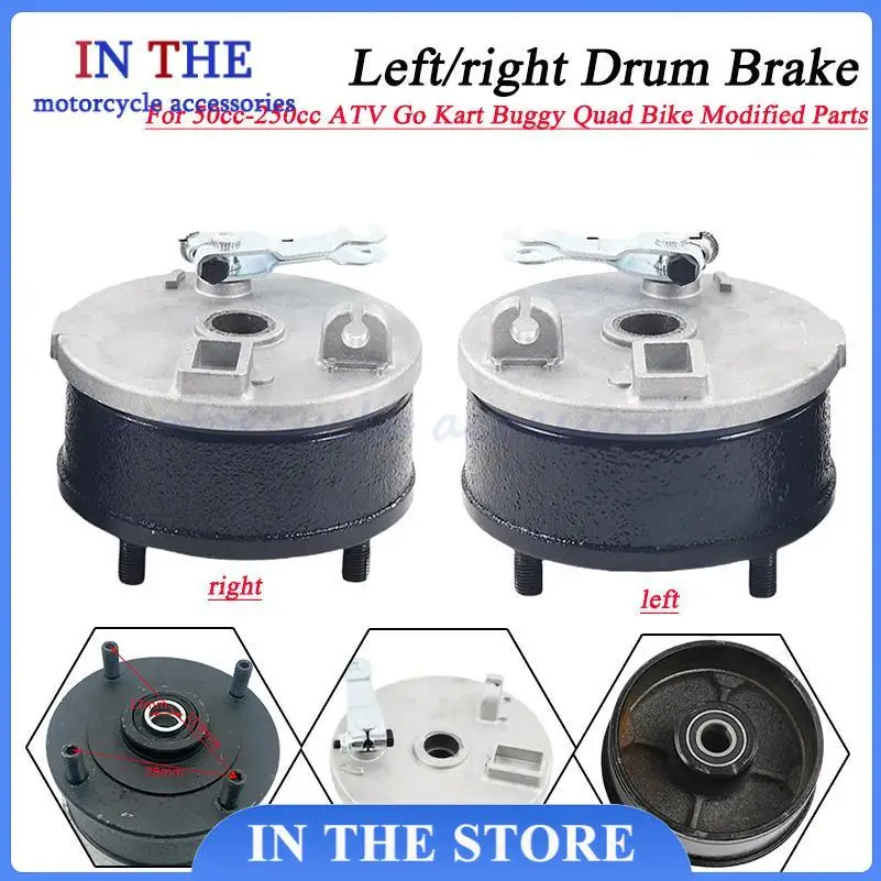 Front Brake Drum Wheel Hub Left/Right Pads Cover For 49cc 50cc 70cc 90cc Electric Kids ATV Go Kart UTV Buggy Quad Bike Parts
Front Brake Drum Wheel Hub Left/Right Pads Cover For 49cc 50cc 70cc 90cc Electric Kids ATV Go Kart UTV Buggy Quad Bike Parts