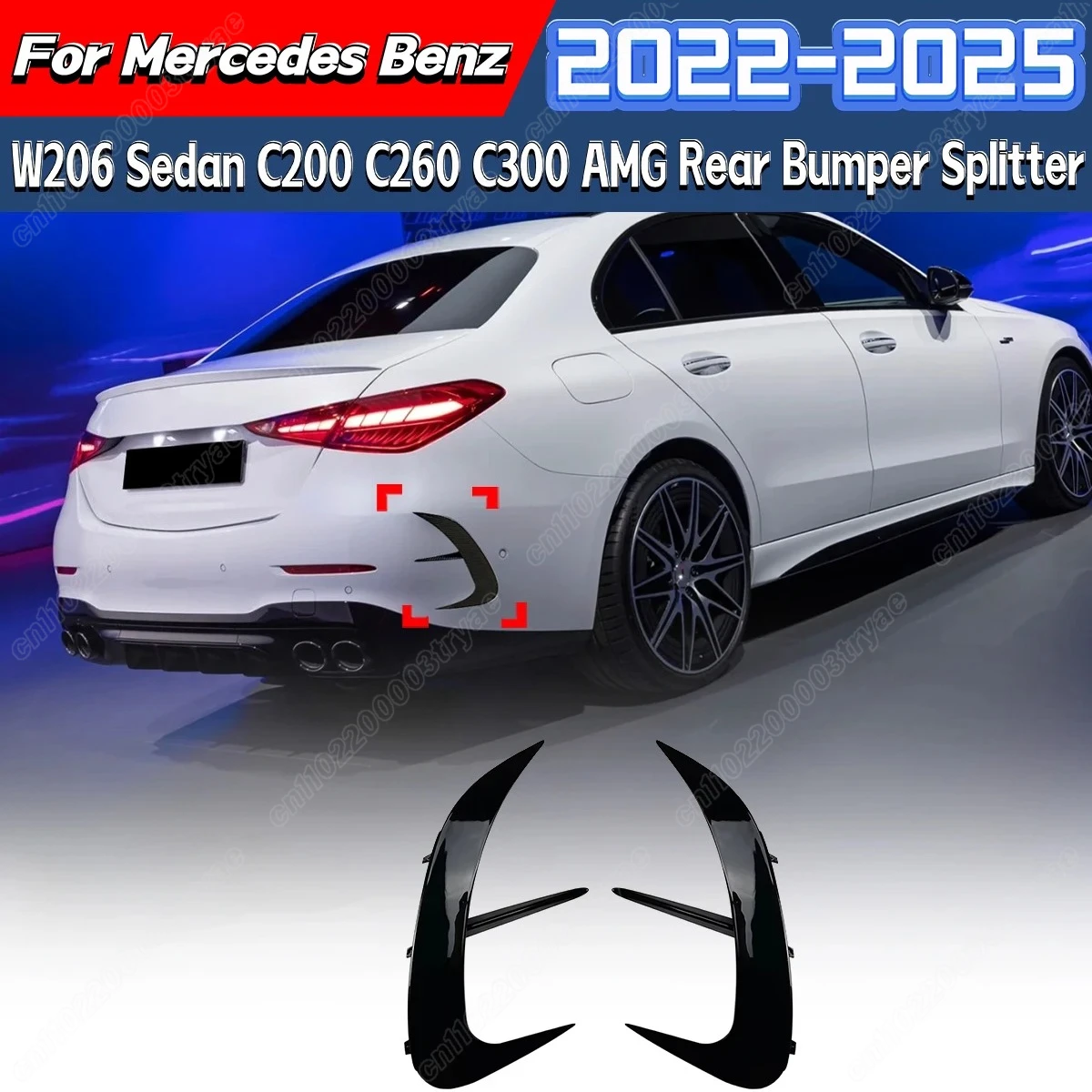Для Mercedes-Benz W206 седан C200 C200 C260 C300 2022 2023 2024 2025 автомобильный задний бампер, спойлер для кузова, декоративный комплект
Для Mercedes-Benz W206 седан C200 C200 C260 C300 2022 2023 2024 2025 автомобильный задний бампер, спойлер для кузова, декоративный комплект