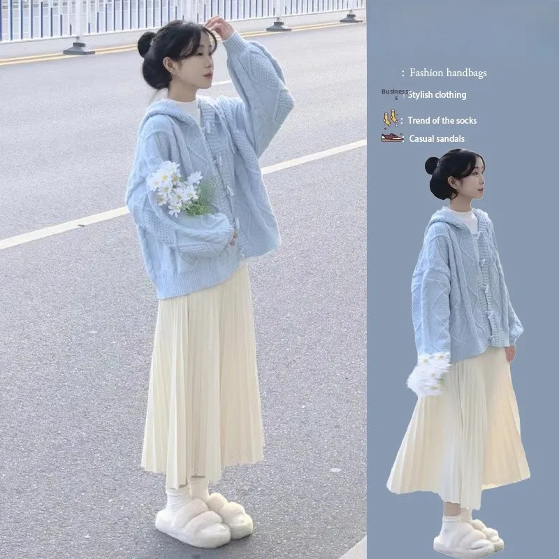 Ранняя весна, корейская драма, главный персонаж, чайная система, молочная система, высококачественный набор халата, однотонный свитер из двух предметов
Ранняя весна, корейская драма, главный персонаж, чайная система, молочная система, высококачественный набор халата, однотонный свитер из двух предметов