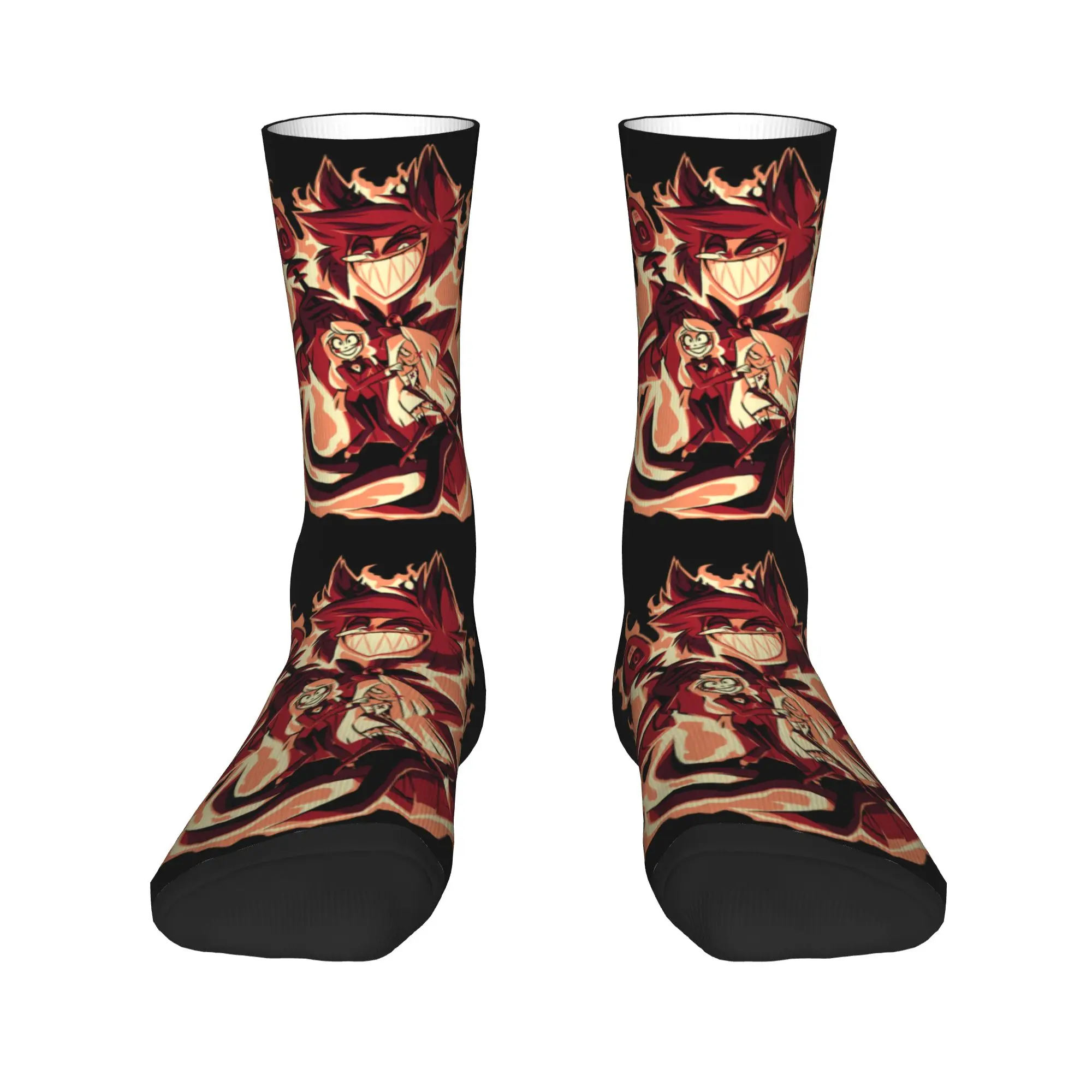Fashion Print Hazbins TV Show Animation Hotel Socks for Men Women Stretch Summer Autumn Winter Crew Socks
Fashion Print Hazbins TV Show Animation Hotel Socks for Men Women Stretch Summer Autumn Winter Crew Socks
