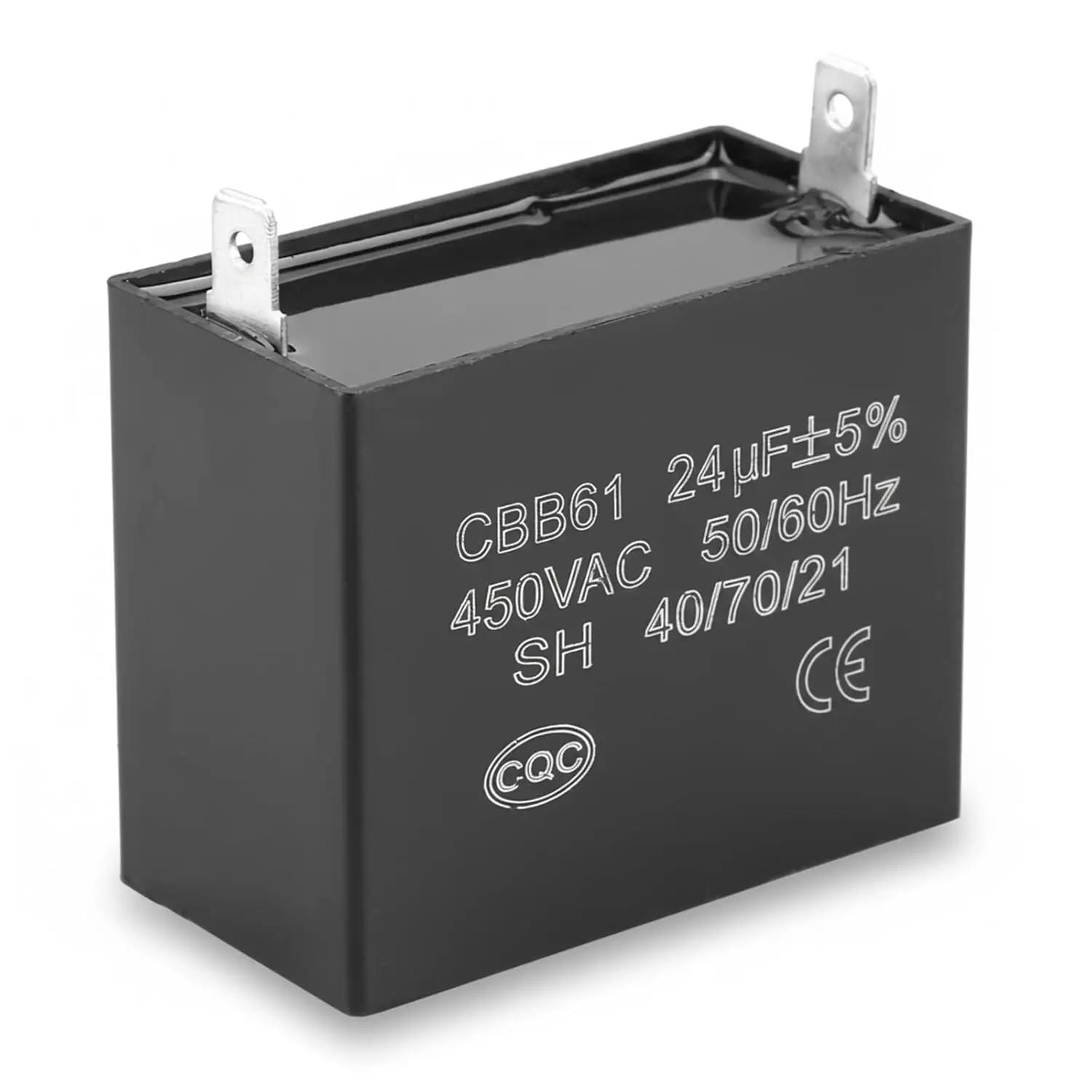 CBB61 Starting Capacitor Generator 450V AC 24uF 50/60Hz Starting Run Capacitor Generator Suitable for brushless
CBB61 Starting Capacitor Generator 450V AC 24uF 50/60Hz Starting Run Capacitor Generator Suitable for brushless