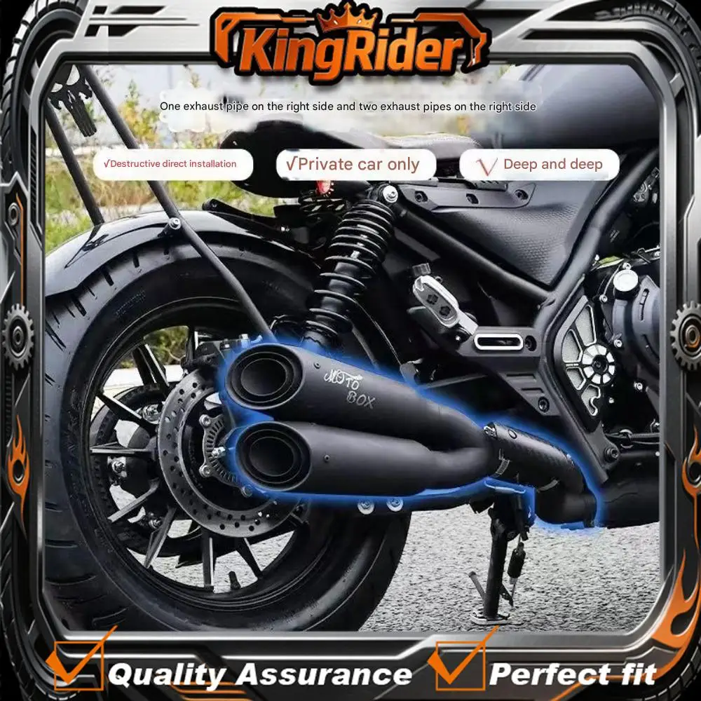 This is for a VOGE CU525 that has been retrofitted with a dual-outlet VH exhaust system (rear/middle).
This is for a VOGE CU525 that has been retrofitted with a dual-outlet VH exhaust system (rear/middle).