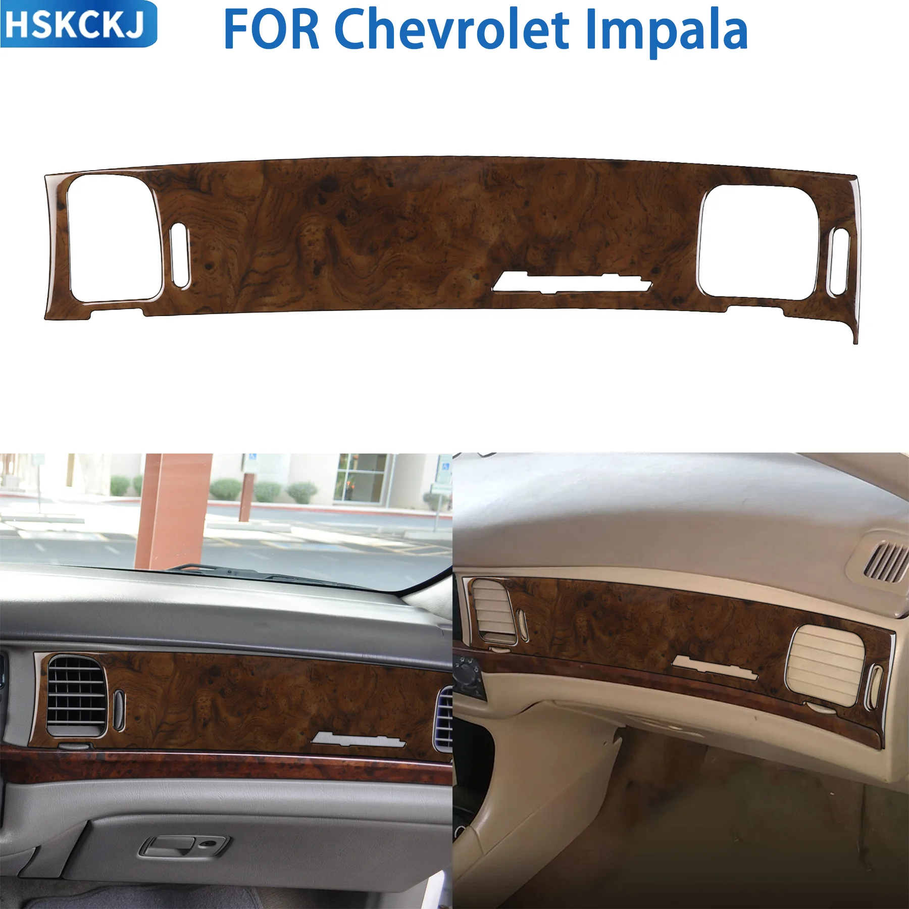 FOR Chevrolet Impala 2000-2004 Car Front Passenger Dashboard Decorative Strip Wood Grain Brown Interior Accessories Sticker
FOR Chevrolet Impala 2000-2004 Car Front Passenger Dashboard Decorative Strip Wood Grain Brown Interior Accessories Sticker