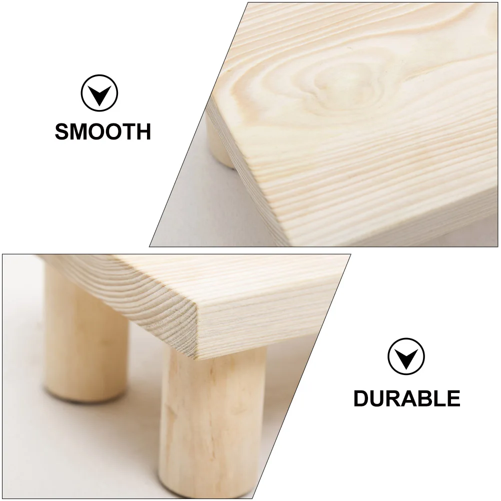 Wood Footstool For Kids Stacking Anti-Slip Children Comfortable Home Bathroom Raised Simple Stool Wear-Resistant Smooth
Wood Footstool For Kids Stacking Anti-Slip Children Comfortable Home Bathroom Raised Simple Stool Wear-Resistant Smooth