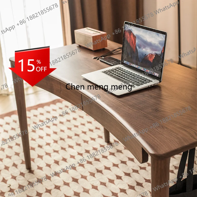North American black walnut all-solid wood computer desk modern simple home study office writing desk
North American black walnut all-solid wood computer desk modern simple home study office writing desk