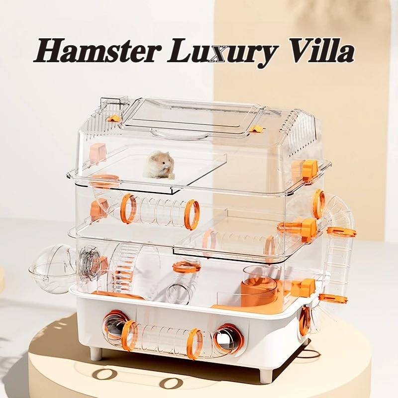 Hamster Cage Wear Resistant and Durable Large Space Detachable Hamster Acrylic Cages Breathable Hamsters Accessories Products
Hamster Cage Wear Resistant and Durable Large Space Detachable Hamster Acrylic Cages Breathable Hamsters Accessories Products