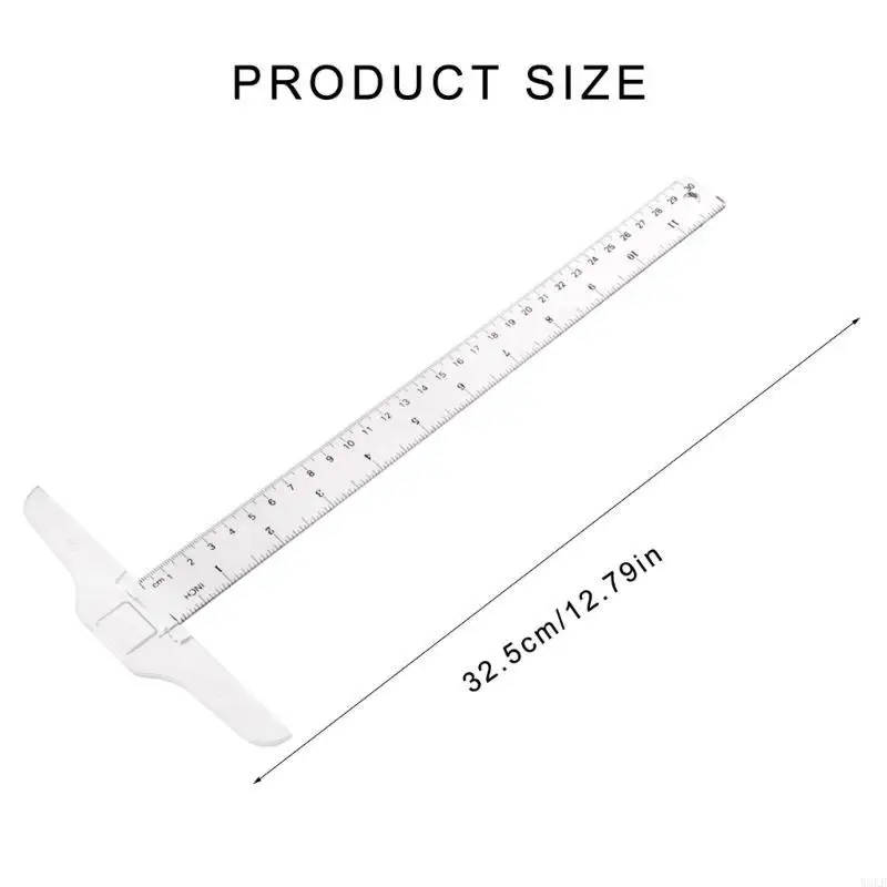 W8KB T-Square Ruler Dicees Измерения метрических измерений Прямой линейка для инструментов для изготовления ремесленников
W8KB T-Square Ruler Dicees Измерения метрических измерений Прямой линейка для инструментов для изготовления ремесленников