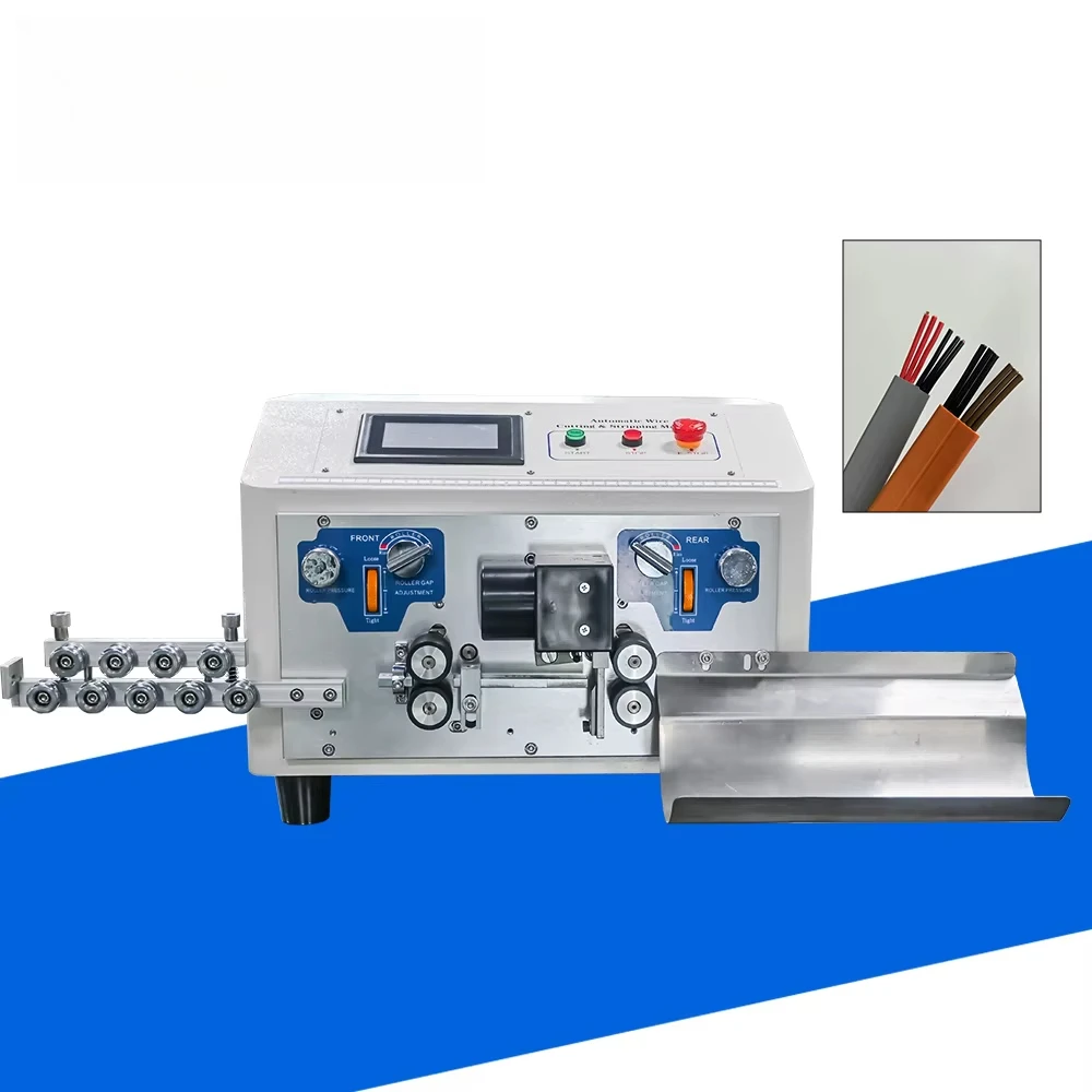 Flat Wire 7mm Multi-core Automatic Harness Wire Cutting Stripping Machine Cable Stripper Electric Wire Stripping Machine
Flat Wire 7mm Multi-core Automatic Harness Wire Cutting Stripping Machine Cable Stripper Electric Wire Stripping Machine