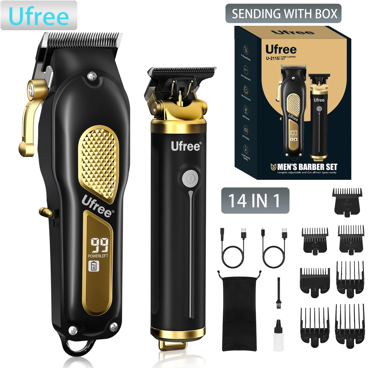 Ufree Vintage Hair Clipper Cordless Portable Electric Hair Cutting Shaver Barber USB Fast Charging Hair Trimmer For Hairdresser
Ufree Vintage Hair Clipper Cordless Portable Electric Hair Cutting Shaver Barber USB Fast Charging Hair Trimmer For Hairdresser