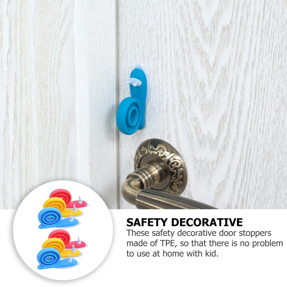 6pcs Snail Shaped Wedge Secure Doorstop Tpe Flexible Safe Finger Protector Multi Color Floor Doorstopper For
6pcs Snail Shaped Wedge Secure Doorstop Tpe Flexible Safe Finger Protector Multi Color Floor Doorstopper For